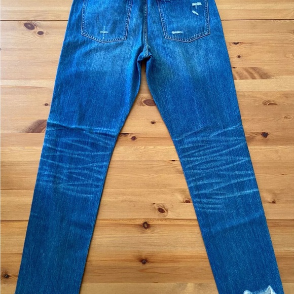 Madewell  NWT The Perfect Summer Jean Destructed Edition.  Sz 30 Tall - Picture 2 of 6